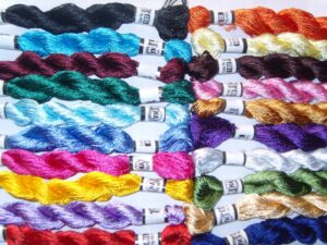20 New SILK Hand Embroidery Threads /Floss Skeins