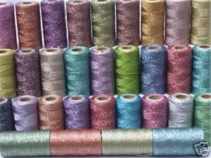 30 Metallic Embriodery Spools, 30 Beautiful Colours