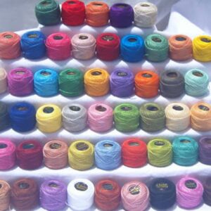 50 ANCHOR Pearl Cotton Balls. Size 8 (85 Meters each)