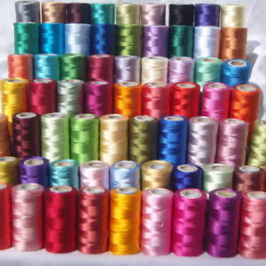 Embroidery Threads Spools for Machines for Brother, Janome & many more x 50 Spools set