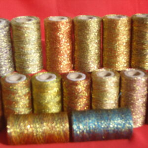 15 Metallic Multic Gold Twisted Spools 350 YARDS EACH